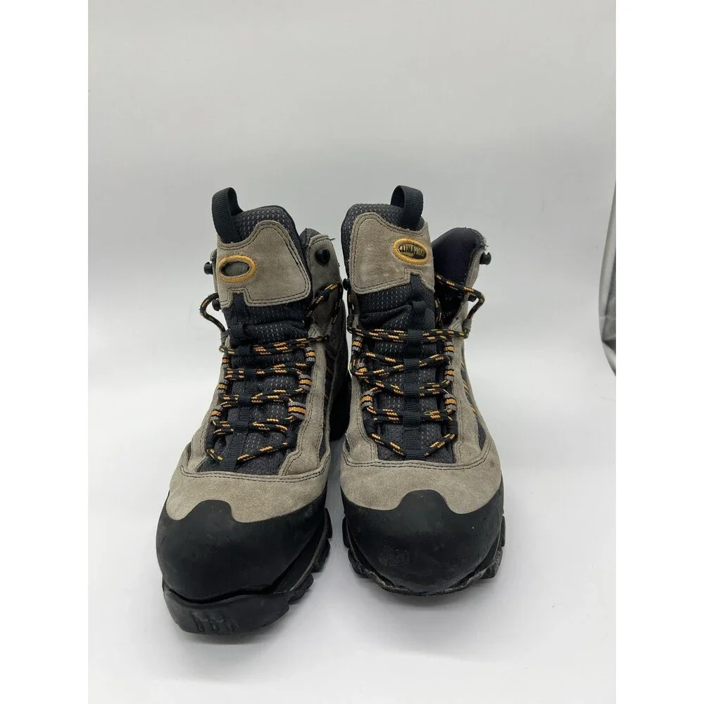 Vintage Adidas Boots Mens Size 8.5 Gray Suede SympaTex Snow Hiking Winter